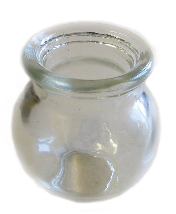 1 Schröpfglas / H-7,5 сm, D- ca. 6 сm