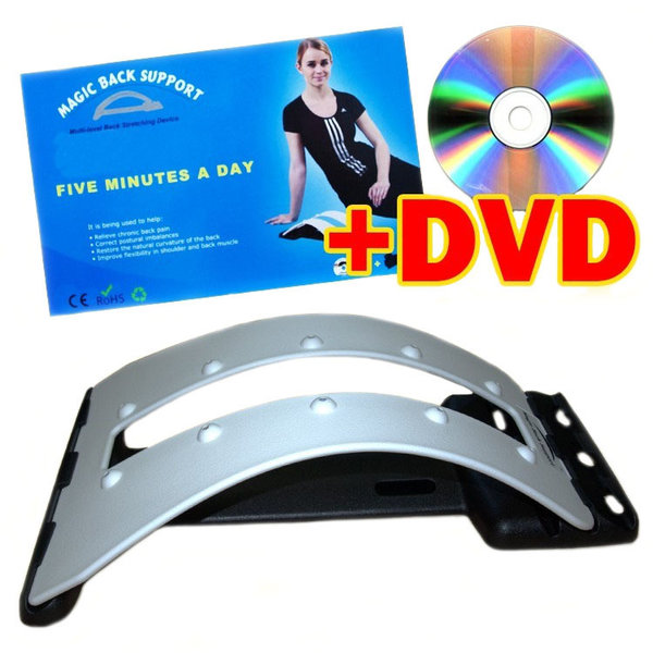Massage MB, mit Magneten, mit DVD und Gürtel, 3 Dehnungsstufen