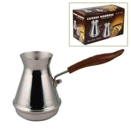Türkische Kaffeekocher Mokkakanne Espressokocher Cezve Dzhesva 500 ml aus Edelstahl 1 mm