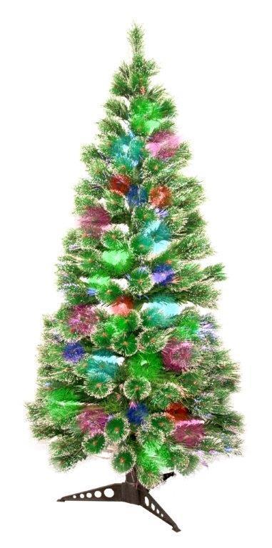 Christbaum Weihnachtsbaum LED farbwechselnd mit beleuchtung 180 cm Fichte 2-Teilig