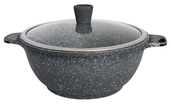 Premium Kochtopf mit Granit Keramikbeschichtung, 8 Liter, Ø 32 cm, Keramik Design
