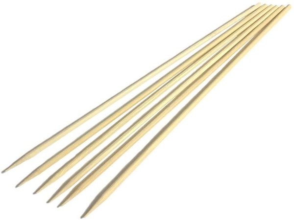 sellaviva Schaschlik-Spieße Bambus-Holz 20cm - 80 Stück | Grillspieße